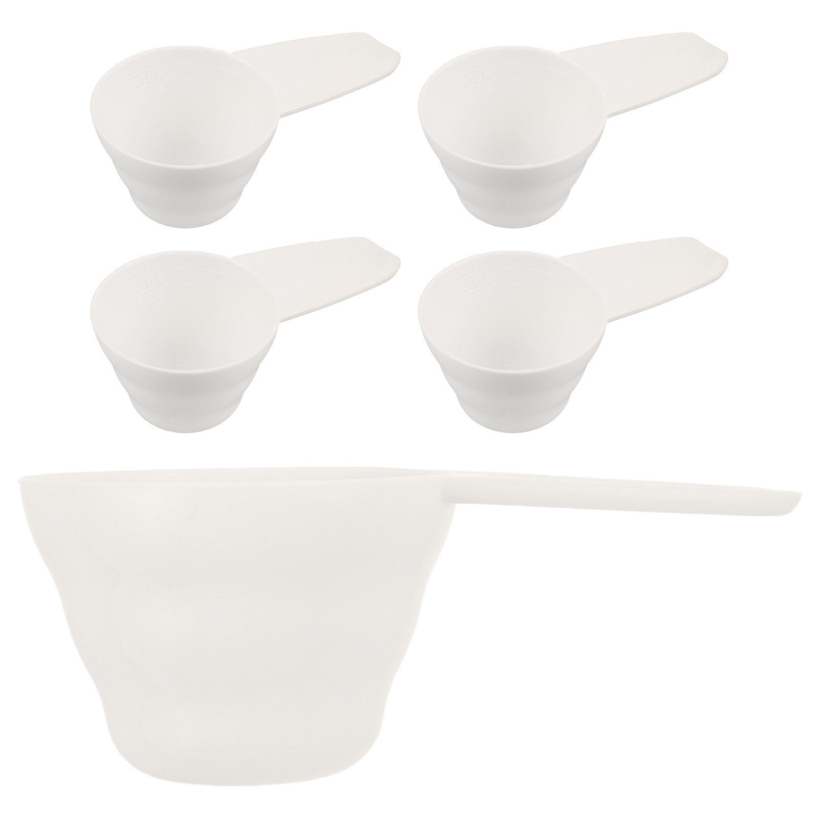 Baking (Kitchen Ingredient) - 5Pcs Plastic Measuring Spoons Set Food