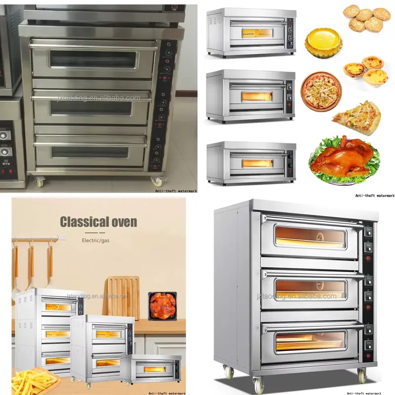 Commercial Kitchen Baking Oven - 2026for 3 Deck 6 Trays Commercial