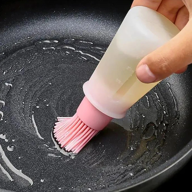 Baking In Kitchen - New 2026 1PC Silicone Oil-Bottle Brush