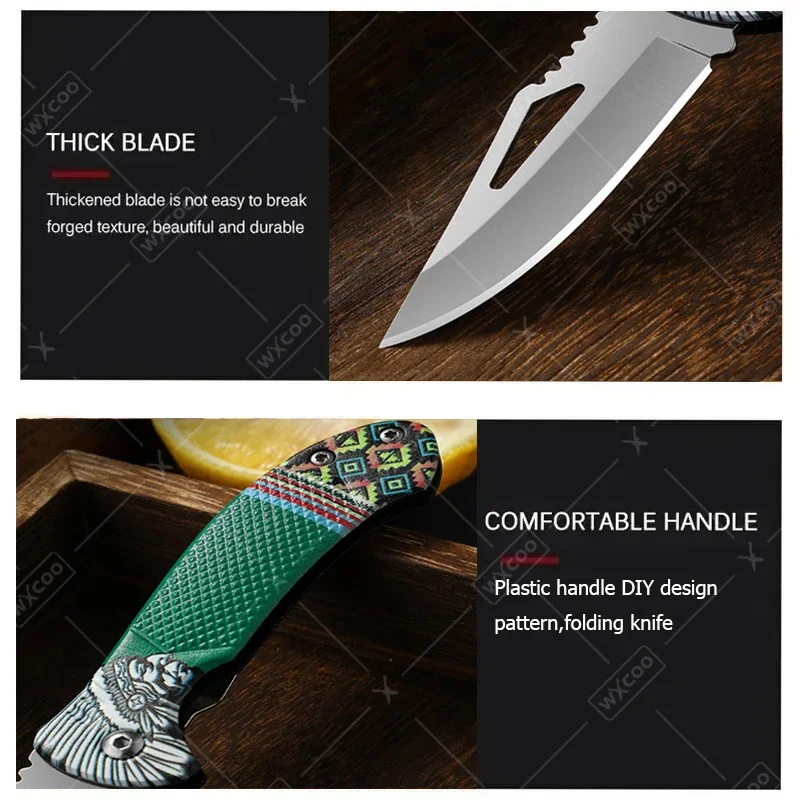 WXCOO Folding Knife Stainless  - đánh giá và giá Kitchen Q