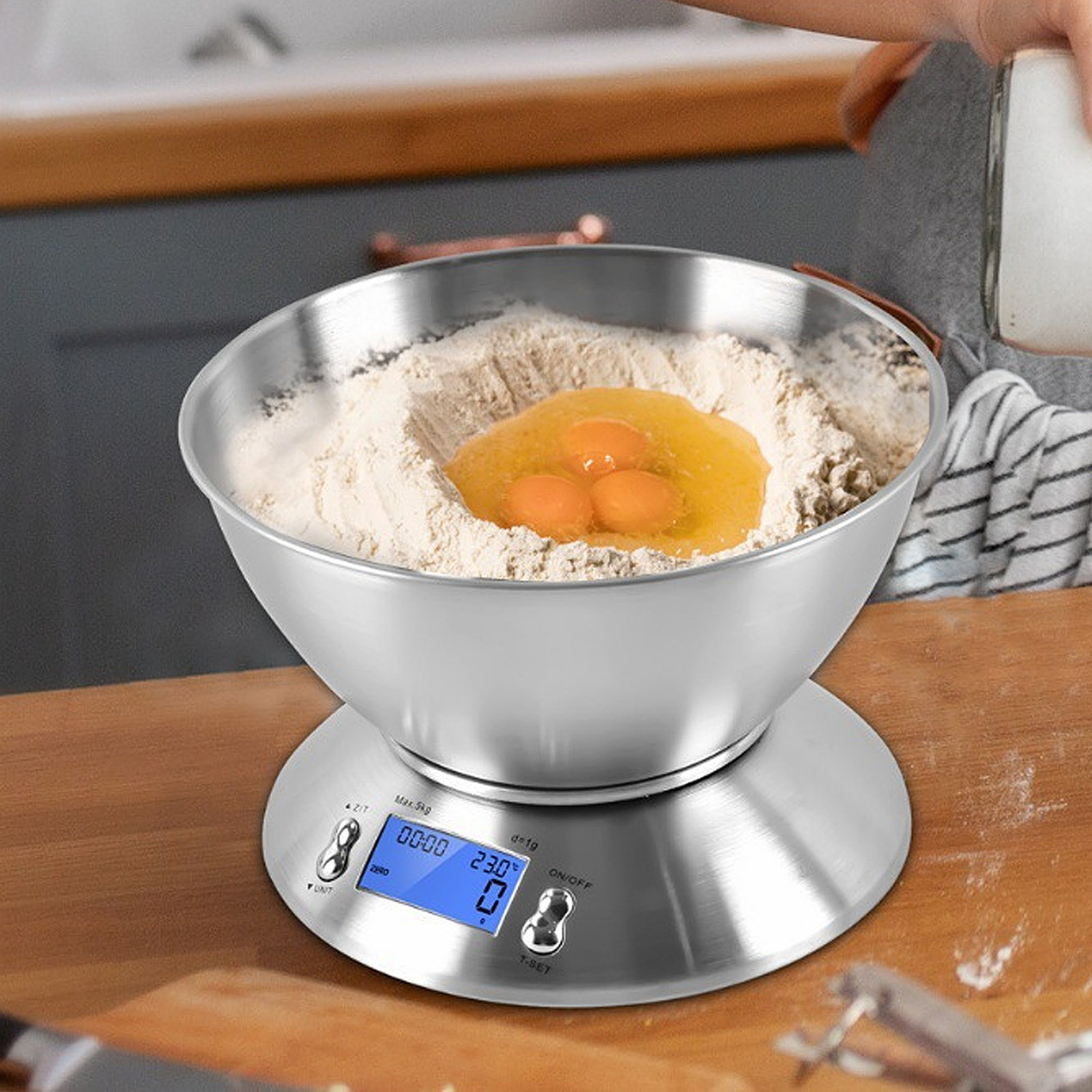 1Set Stainless Steel Electroni - đánh giá và giá Baking (Kitchen Ingredient)