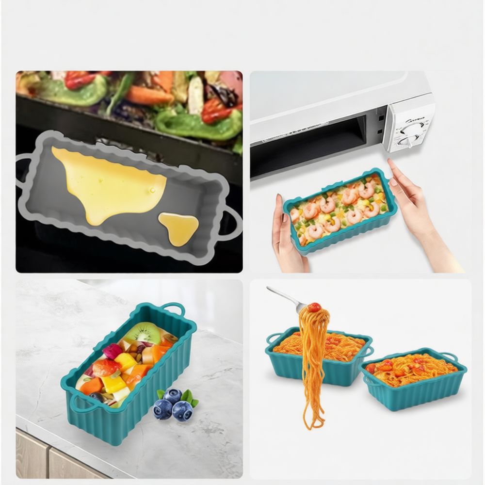 Silicone Toast Bread Mold Rect - đánh giá và giá Kitchen Essentials Baking Tray