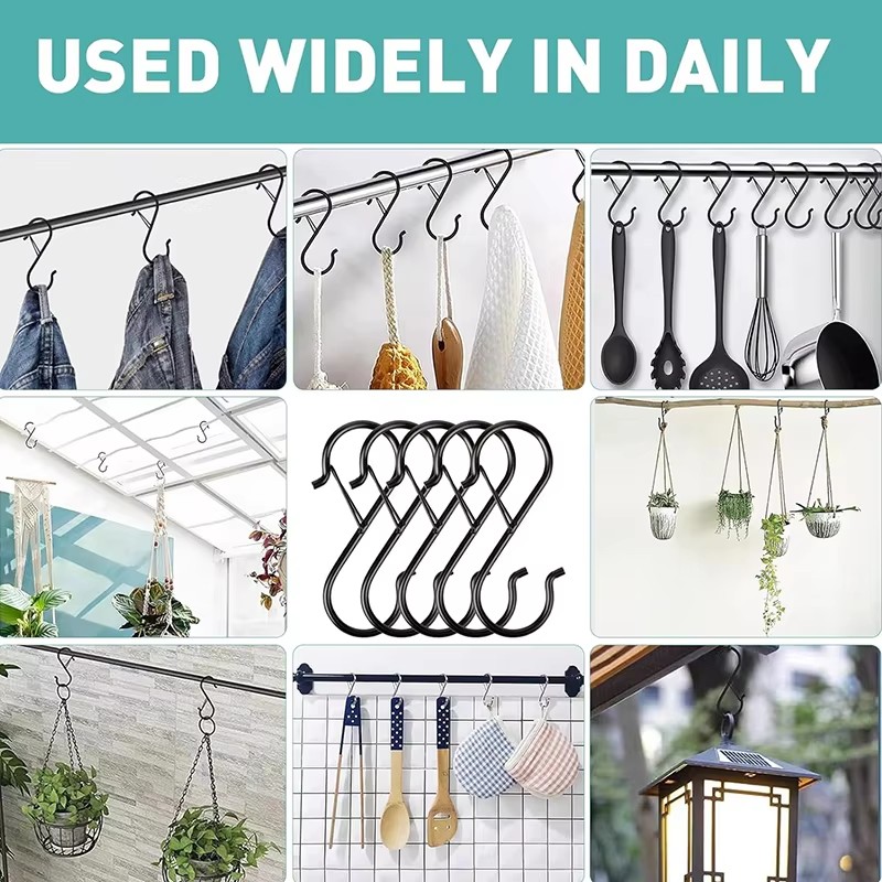 S-shaped Metal Rust Proof Hook - đánh giá và giá Kitchen Utensils