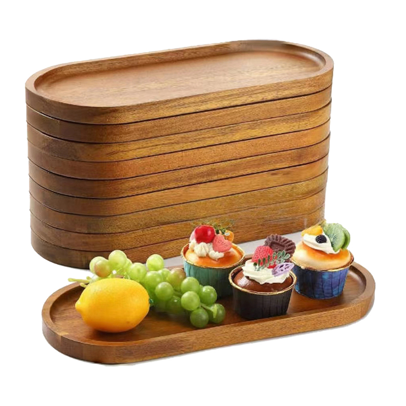 Tableware Solid Wood Food Tray - đánh giá và giá Cake Board Round