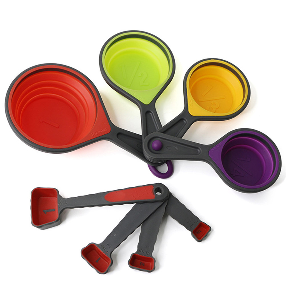 8-Piece Silicone Measuring Spo - đánh giá và giá Baking (Kitchen Ingredient)