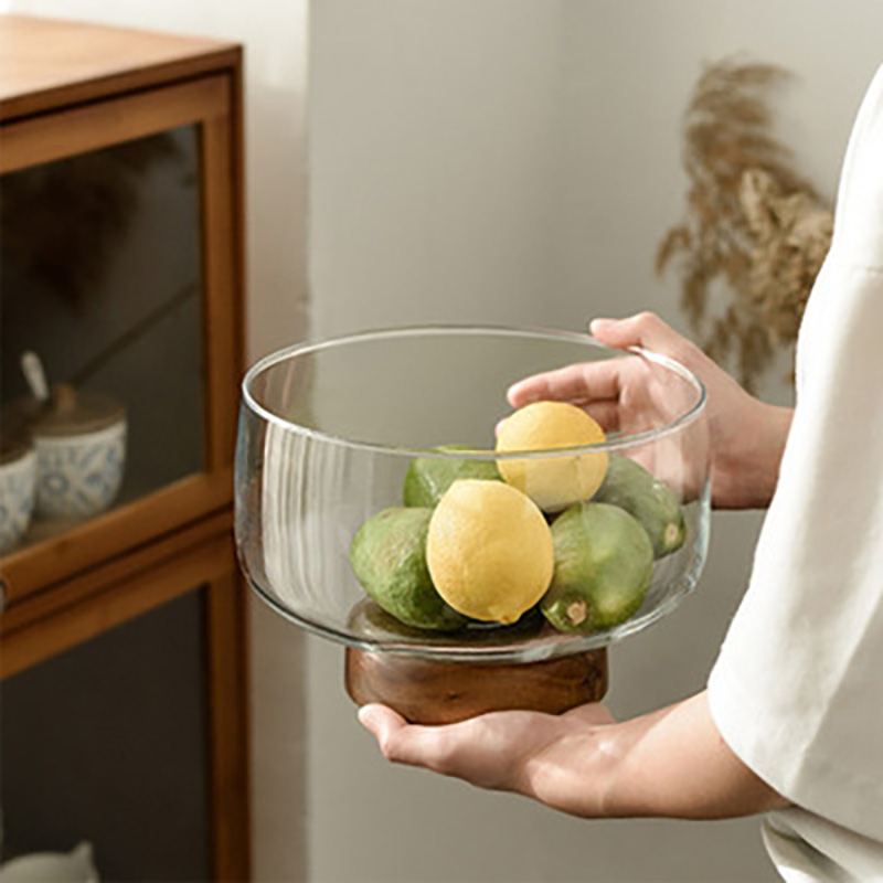 European Transparent Glass Woo - đánh giá và giá Cake Board Round