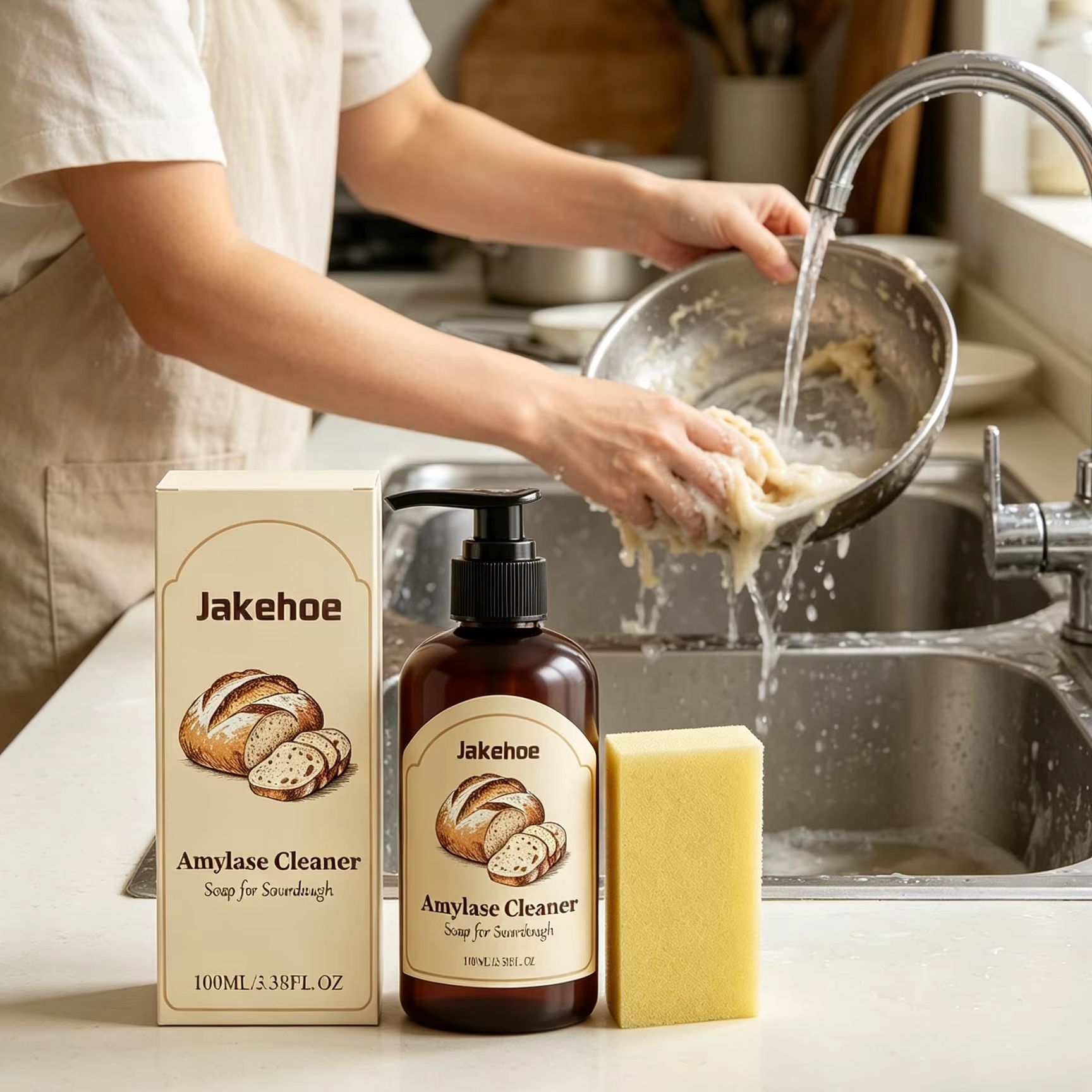 Jakehoe Amylase Cleaner Soap S - đánh giá và giá Kitchen Baking Mess