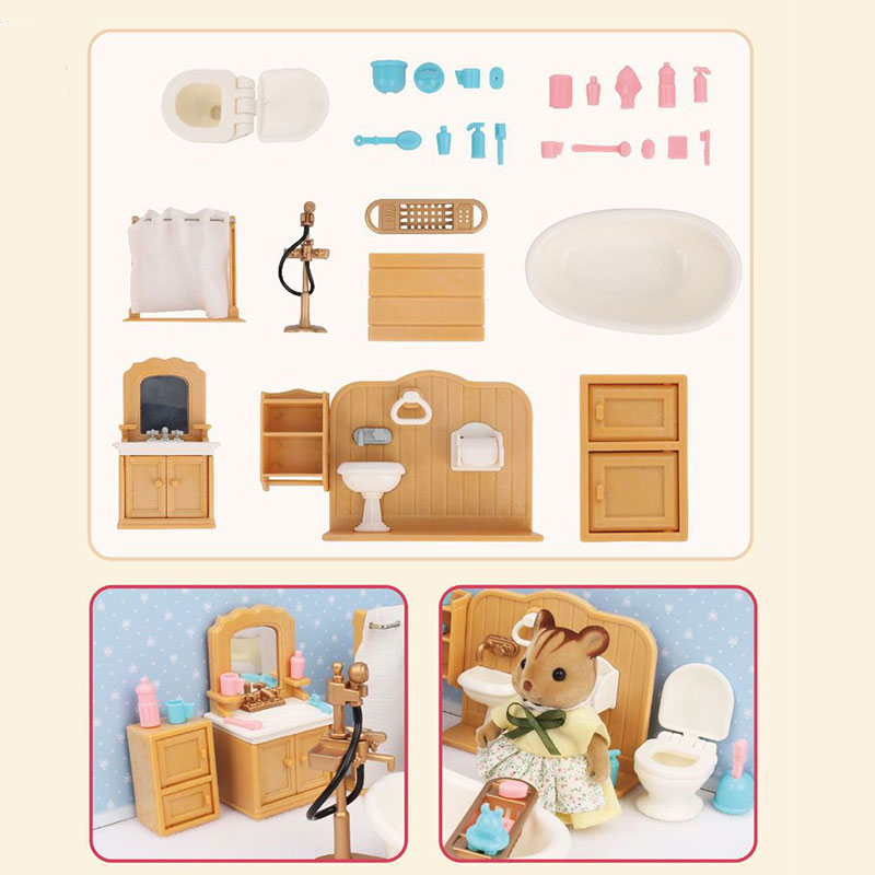 Dollhouse Miniature Gift box p - đánh giá và giá Kitchen Q
