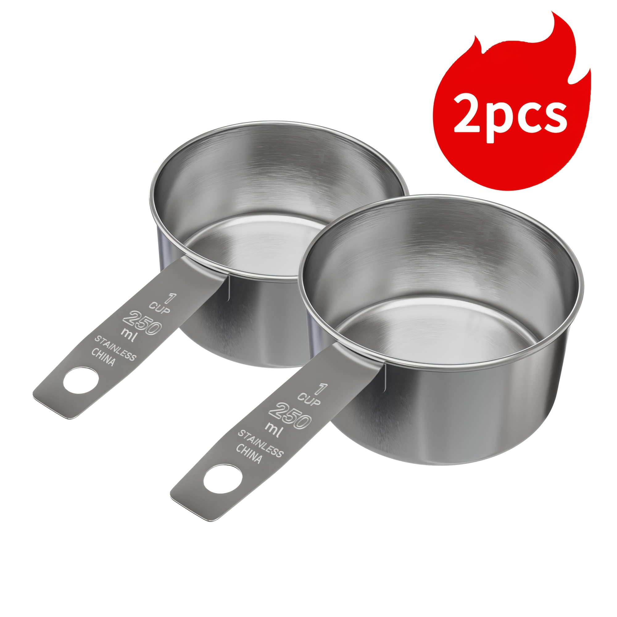 5pc/2pcs Stainless Steel Measu - đánh giá và giá Baking (Kitchen Ingredient)