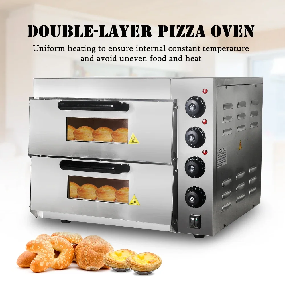 HomeWise Commercial Double Lay - đánh giá và giá Commercial Kitchen Baking Oven