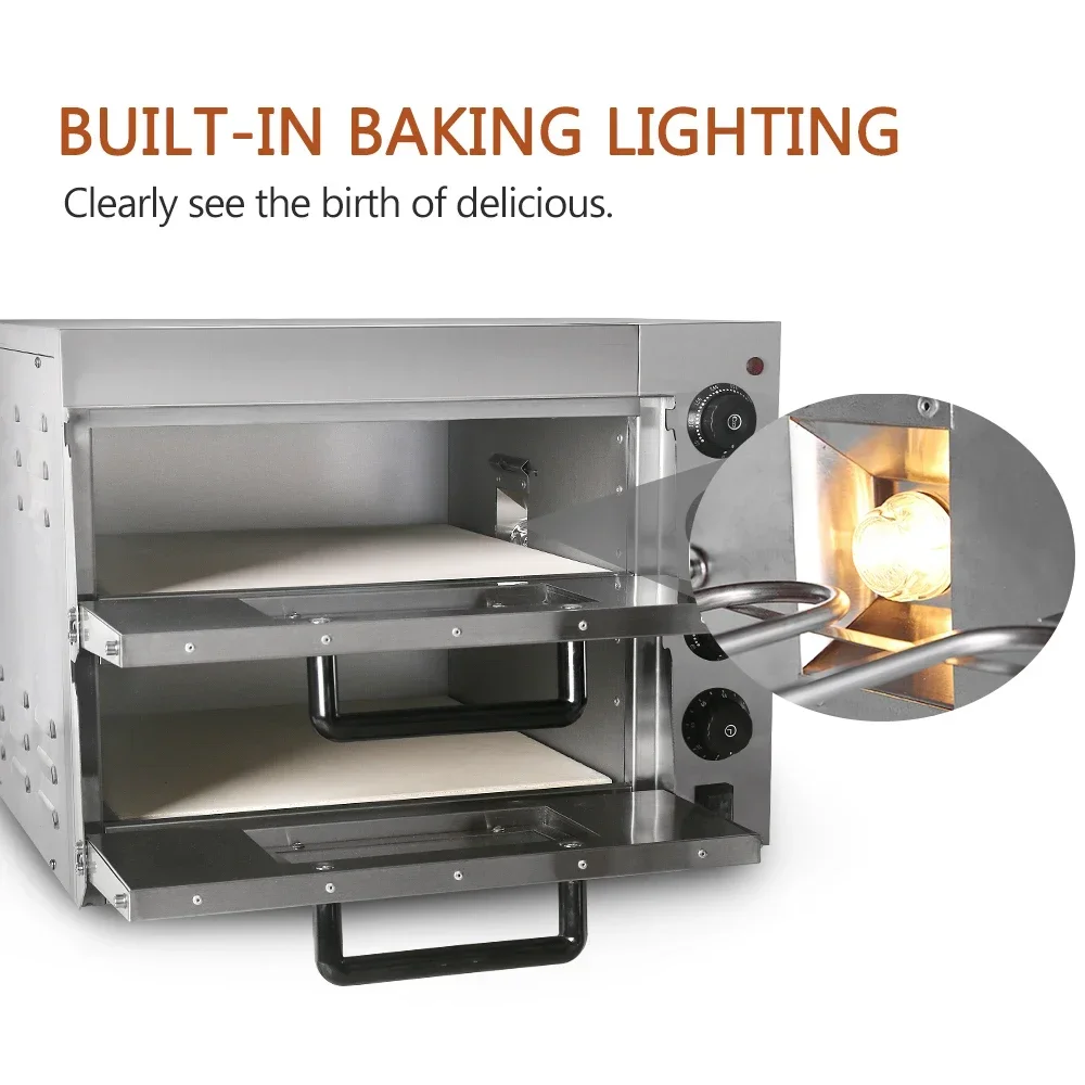 HomeWise Commercial Double Lay - đánh giá và giá Commercial Kitchen Baking Oven