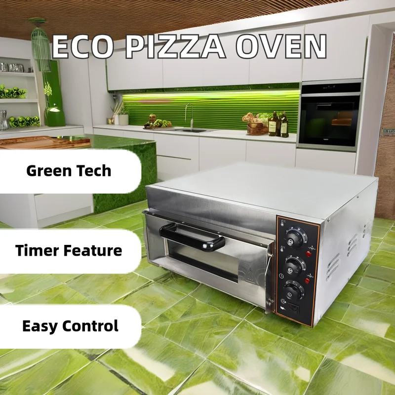 Stainless Steel Single Deck Pi - đánh giá và giá Commercial Kitchen Baking Oven