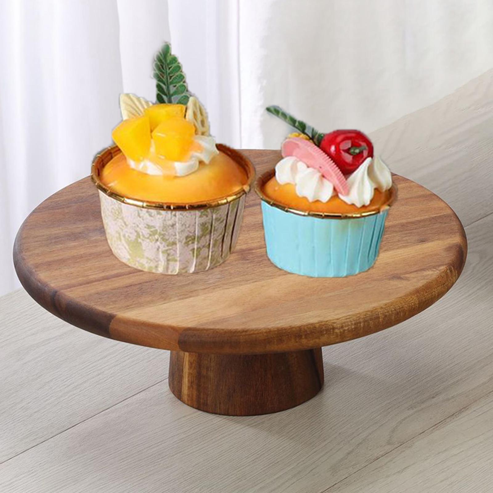Wood Cake Stand Multiuse Chees - đánh giá và giá Cake Board Round