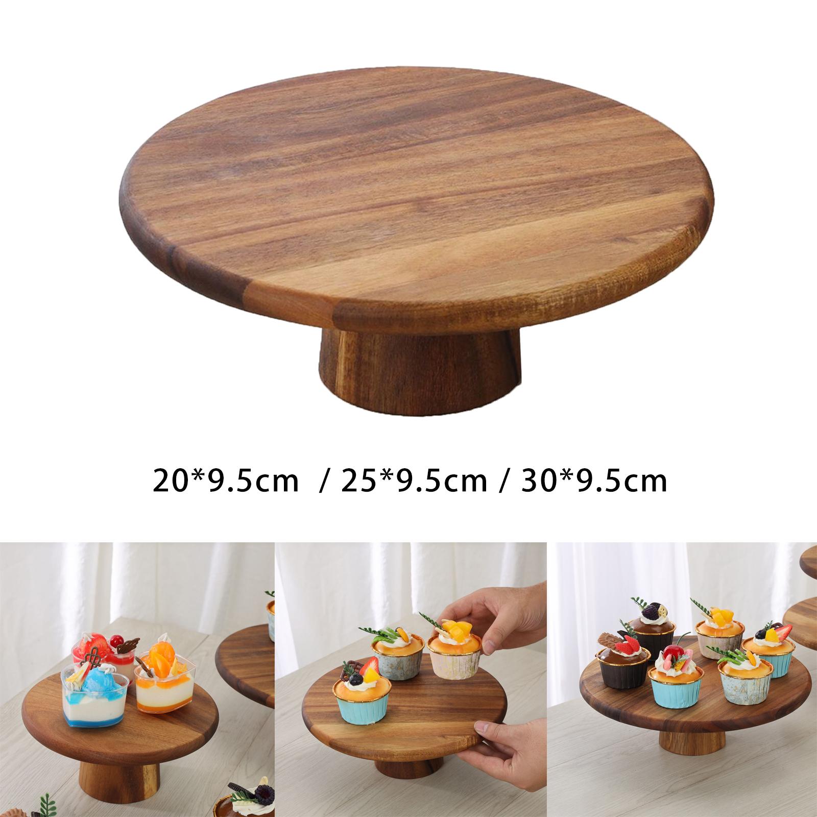 Wood Cake Stand Multiuse Chees - đánh giá và giá Cake Board Round
