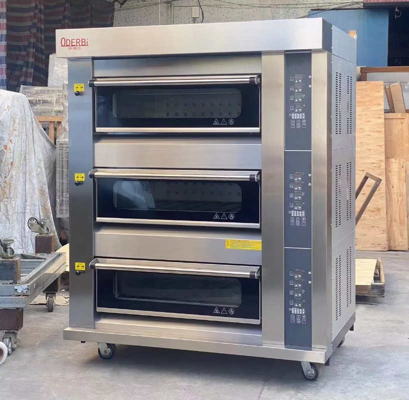 Customized Commercial 3 Deck 6 - đánh giá và giá Commercial Kitchen Baking Oven