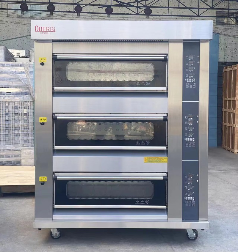 Customized Commercial 3 Deck 6 - đánh giá và giá Commercial Kitchen Baking Oven