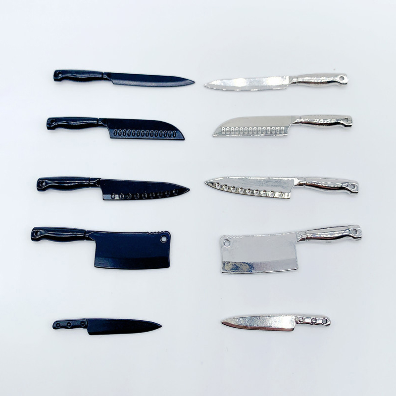 1/12 Dollhouse Mini Knives Mod - đánh giá và giá Kitchen Q