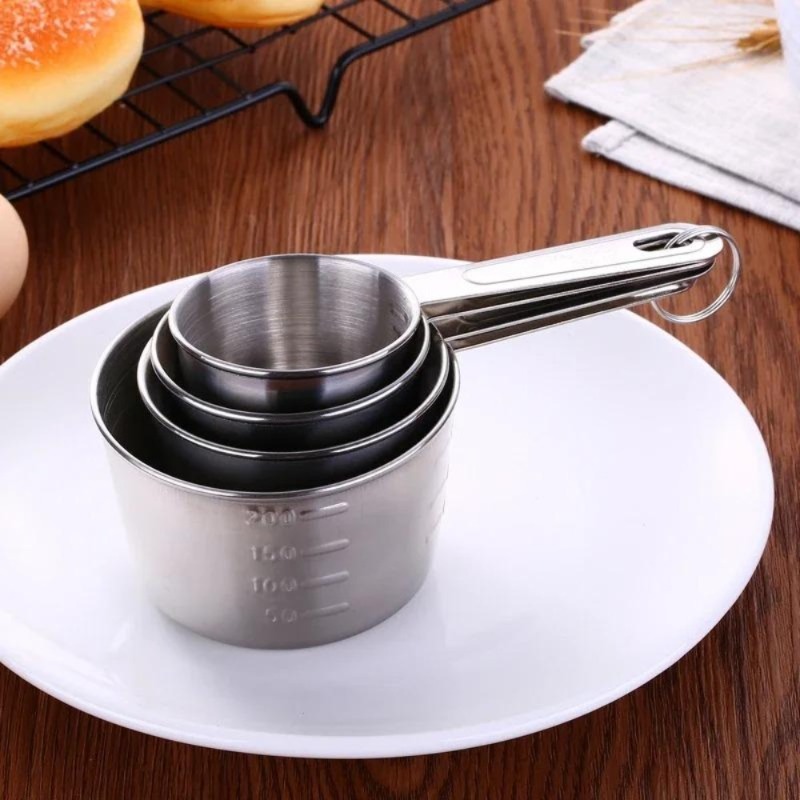 4-Piece Stainless Steel Measur - đánh giá và giá Kitchen Baking Scale