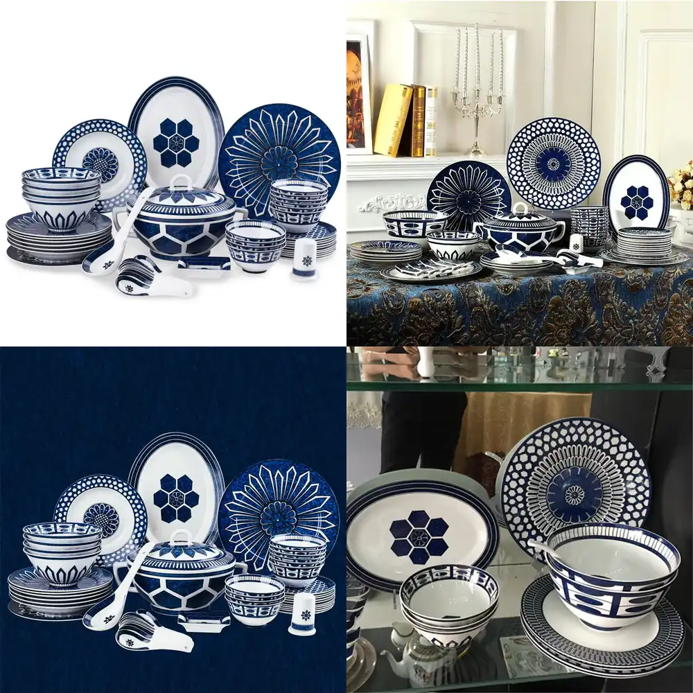 58 Pcs Dinnerware Set Kitchen  - đánh giá và giá Kitchen Utensils